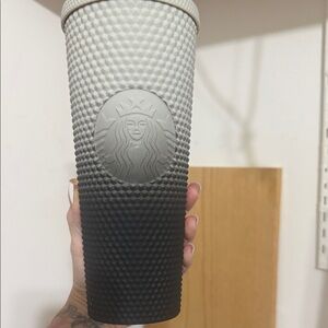 Bath & Body Works Black and Gray Textured Tumbler